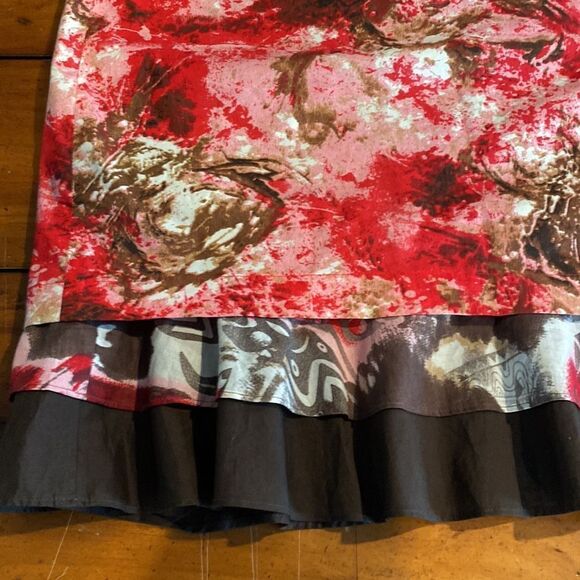 Spanned Fall Autumn Short Ruffled Skirt Size 8 - Picture 4 of 9